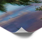 Zonnestraal over de rivier poster (Hoek)
