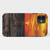 Zonnestraal over het landschapsschilderwerk in de Case-Mate iPhone case (Achterkant (horizontaal))
