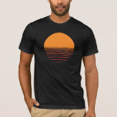 Zonnestraal over het waterontwerp t-shirt (Voorkant)
