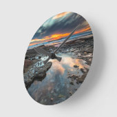 Zonnestraal uit de getijdepools ronde klok (Hoek)