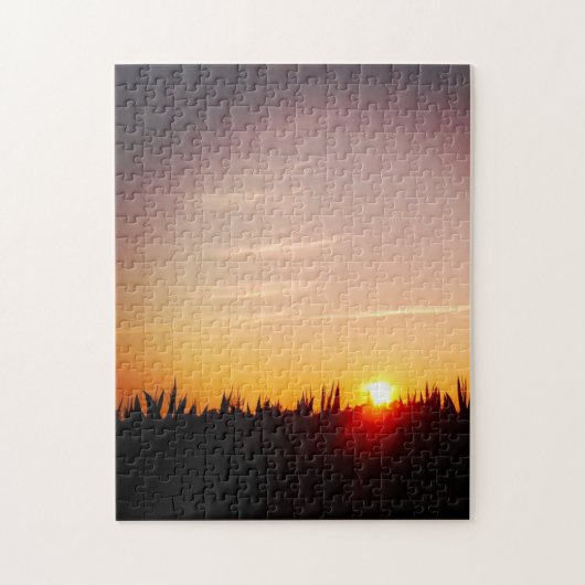 Zonnestraal van het Korngebied Legpuzzel (Verticaal)