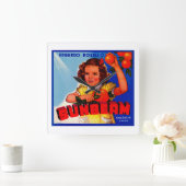 zonnestraal vierkante klok (Huis)