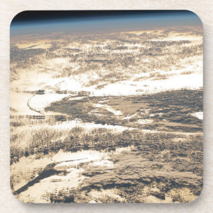 Zonnestraal voor de Atlantische Oceaan Bier Onderzetter