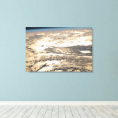 Zonnestraal voor de Atlantische Oceaan Canvas Afdruk (Insitu (Houten vloer))