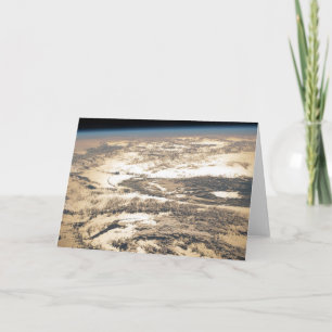 Zonnestraal voor de Atlantische Oceaan Kaart