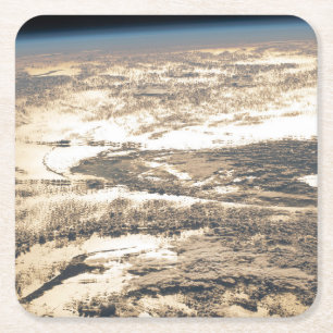 Zonnestraal voor de Atlantische Oceaan Kartonnen Onderzetters