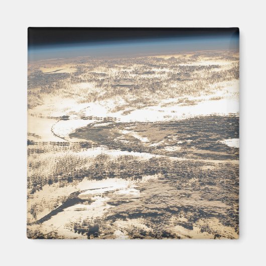 Zonnestraal voor de Atlantische Oceaan Magneet (Voorkant)