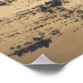 Zonnestraal voor de Atlantische Oceaan Poster (Hoek)