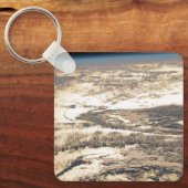 Zonnestraal voor de Atlantische Oceaan Sleutelhanger (Voorkant)