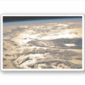 Zonnestraal voor de Atlantische Oceaan Sticker (Voorkant)