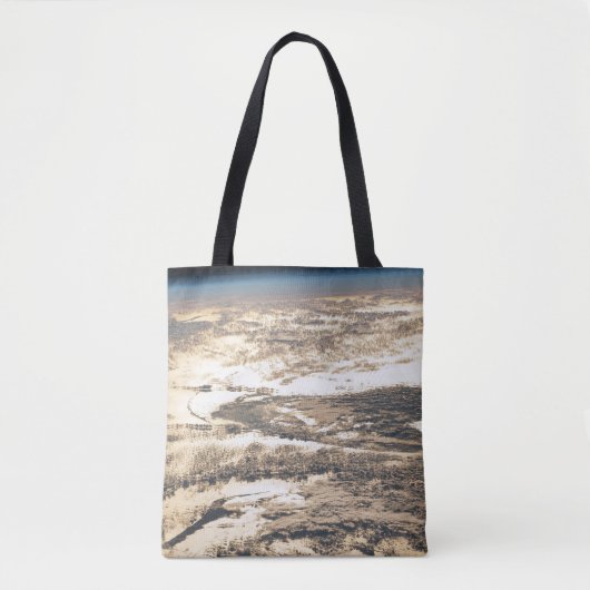 Zonnestraal voor de Atlantische Oceaan Tote Bag (Voorkant)