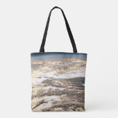 Zonnestraal voor de Atlantische Oceaan Tote Bag (Achterkant)