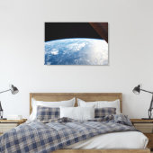 zonnestraal voor de kust van de stille oceaan canvas afdruk (Insitu (Slaapkamer))