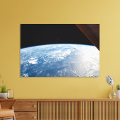 zonnestraal voor de kust van de stille oceaan canvas afdruk (Insitu (Woonkamer))