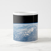 zonnestraal voor de kust van de stille oceaan grote koffiekop (Voorkant)