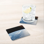 zonnestraal voor de kust van de stille oceaan kartonnen onderzetters (Insitu)