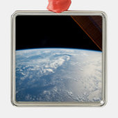 zonnestraal voor de kust van de stille oceaan metalen ornament (Voorkant)