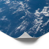 zonnestraal voor de kust van de stille oceaan poster (Hoek)