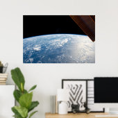 zonnestraal voor de kust van de stille oceaan poster (Thuiskantoor)