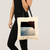 zonnestraal voor de kust van de stille oceaan tote bag (Voorkant (product))