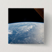 zonnestraal voor de kust van de stille oceaan vierkante button 5,1 cm (Voorkant)