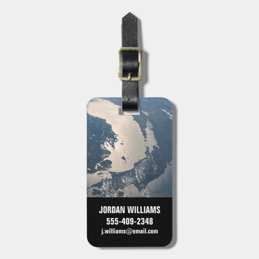 Zonnestraal voor Lake Michigan Bagagelabel (Voorkant verticaal)