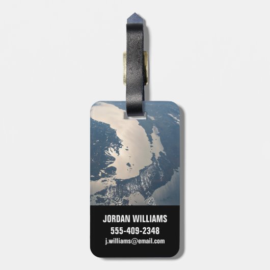 Zonnestraal voor Lake Michigan Bagagelabel (Achterkant verticaal)