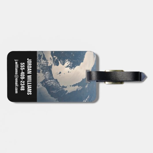 Zonnestraal voor Lake Michigan Bagagelabel (Achterkant horizontaal)