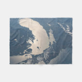 Zonnestraal voor Lake Michigan Fleece Deken (Voorkant (Horizontaal))