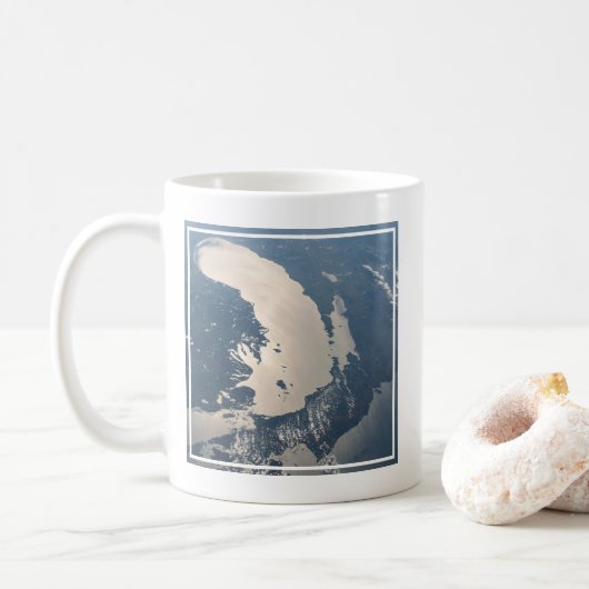 Zonnestraal voor Lake Michigan Koffiemok (Met donut)