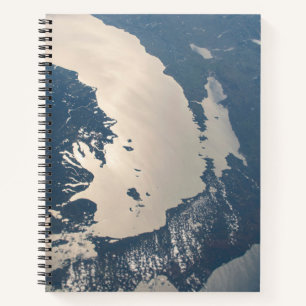 Zonnestraal voor Lake Michigan Notitieboek