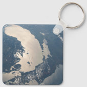 Zonnestraal voor Lake Michigan Sleutelhanger (Achterkant)