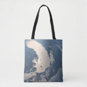 Zonnestraal voor Lake Michigan Tote Bag (Voorkant)