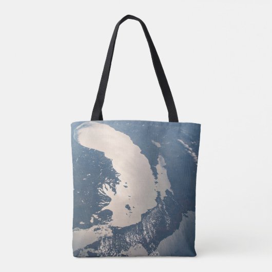 Zonnestraal voor Lake Michigan Tote Bag (Achterkant)
