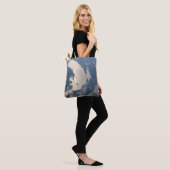 Zonnestraal voor Lake Michigan Tote Bag (Op model)