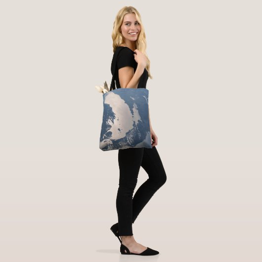 Zonnestraal voor Lake Michigan Tote Bag (Op model)