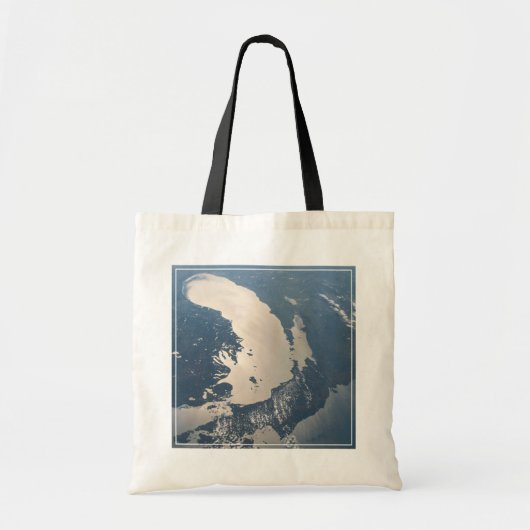 Zonnestraal voor Lake Michigan Tote Bag (Voorkant)