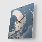 Zonnestraal voor Lake Michigan Vierkante Klok (Hoek)