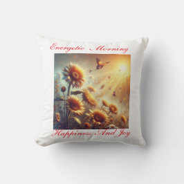 Zonnestraal & Zonnebloem Gelukzaligheid Kussen