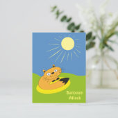 zonnestraalaanval briefkaart (Staand voorkant)