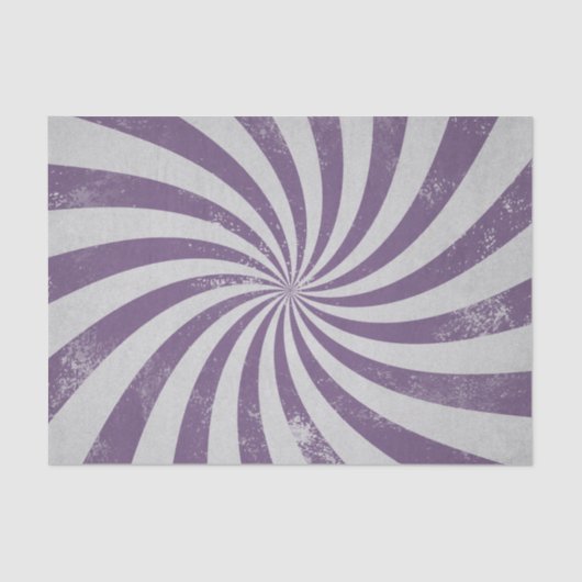 zonnestraallijnen met Paarse vervorming Tissuepapier (Voorkant)