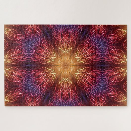 zonnestraalpuzzel legpuzzel (Horizontaal)