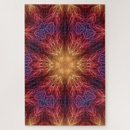 zonnestraalpuzzel legpuzzel (Verticaal)