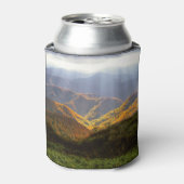 Zonnestralen boven het Shirakami-Sanchi-gebergte Blikjeskoeler (Blikje Voorkant)