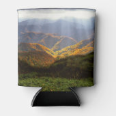 Zonnestralen boven het Shirakami-Sanchi-gebergte Blikjeskoeler (Voorkant)