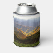 Zonnestralen boven het Shirakami-Sanchi-gebergte Blikjeskoeler (Blikje Achterkant)