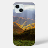 Zonnestralen boven het Shirakami-Sanchi-gebergte Case-Mate iPhone Case (Achterkant)