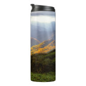 Zonnestralen boven het Shirakami-Sanchi-gebergte Thermosbeker (Geroteerd rechts)