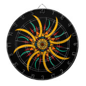 zonnestralen dartbord (Voorkant)