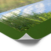 Zonnestralen door de Bomen Poster (Hoek)